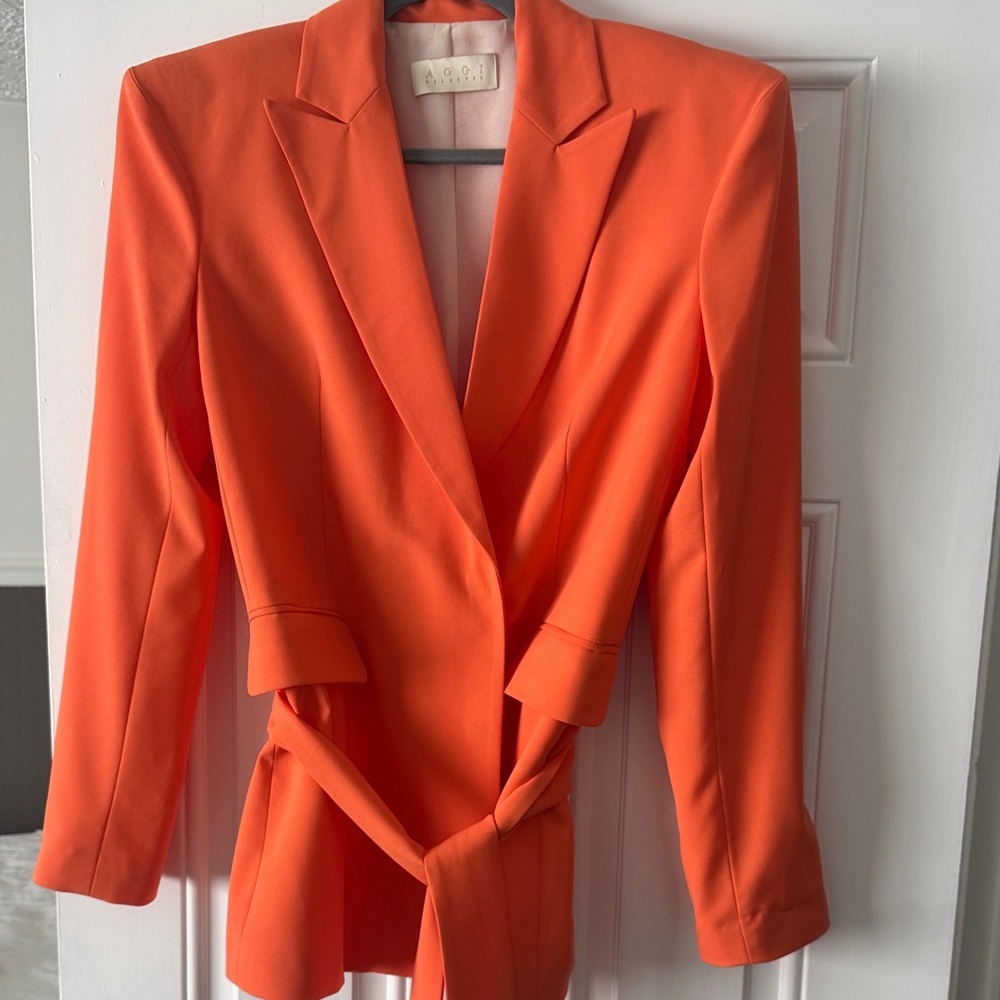 Vibrant Orange Women's Blazer